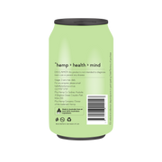 Plus Hemp Hydrate Sparkling Vitamin Water Lemon & Lime 330ml