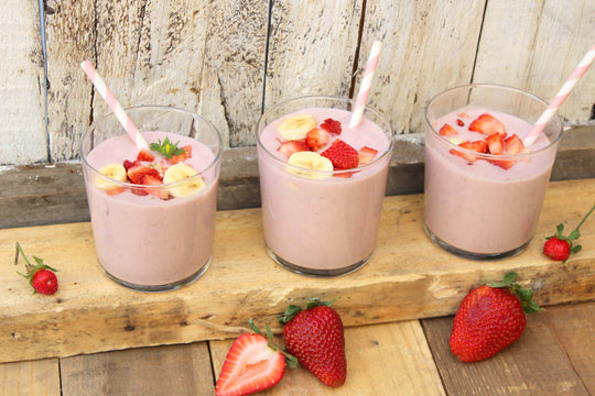 Strawberry Hemp Milkshake