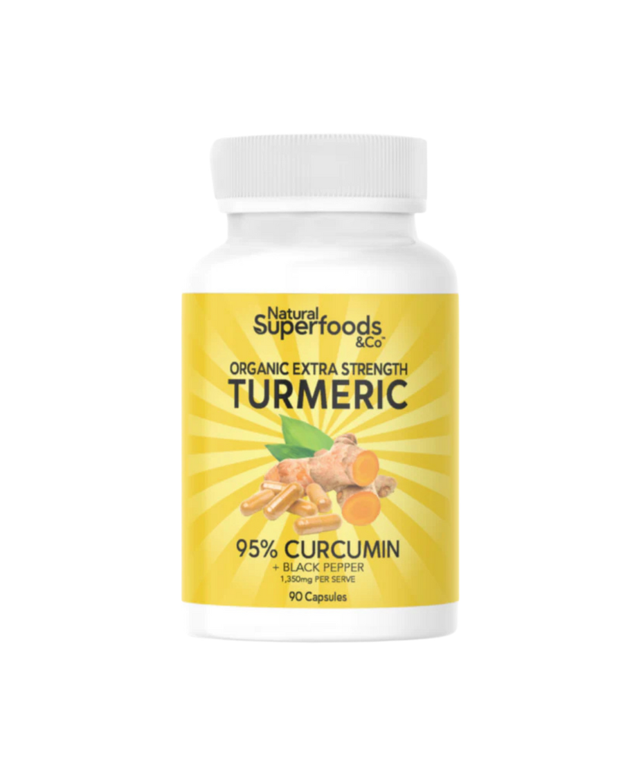 Organic Extra Strength Turmeric (90 caps)