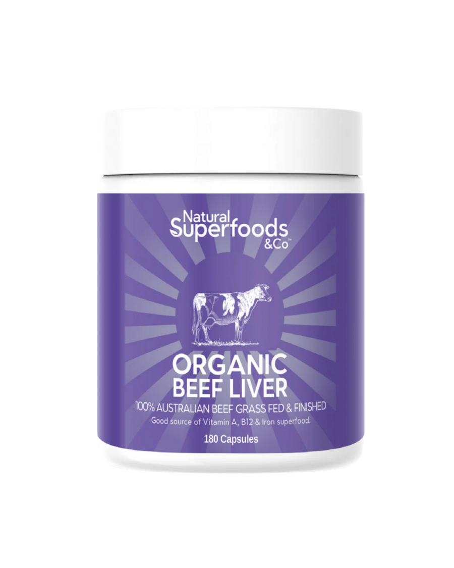 Organic Beef Liver (180 caps)