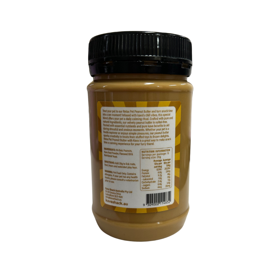 Relax Pet Peanut Butter with Kava 300g