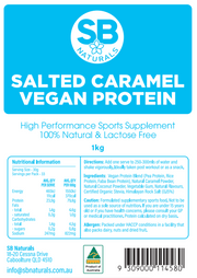 SB Naturals Salted Caramel Vegan Protein 1kg