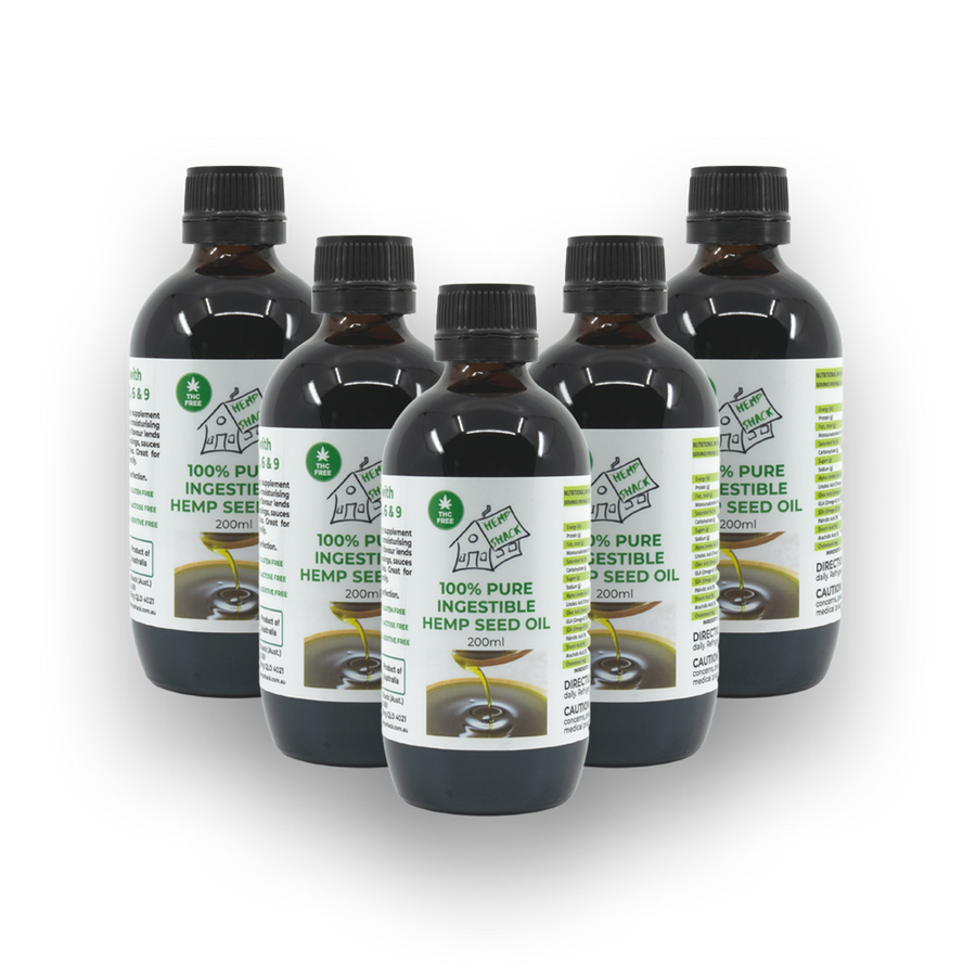 Hemp Seed Oil 200ml - 5 pack