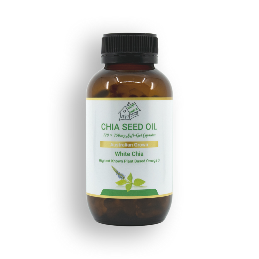 White Chia Seed Oil Capsules